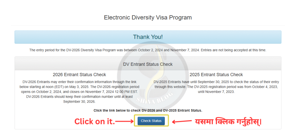EDV 2026 Result Nepal: Check Your DV Lottery Status Now 2 How to Check EDV Result 2026 from Step 1
